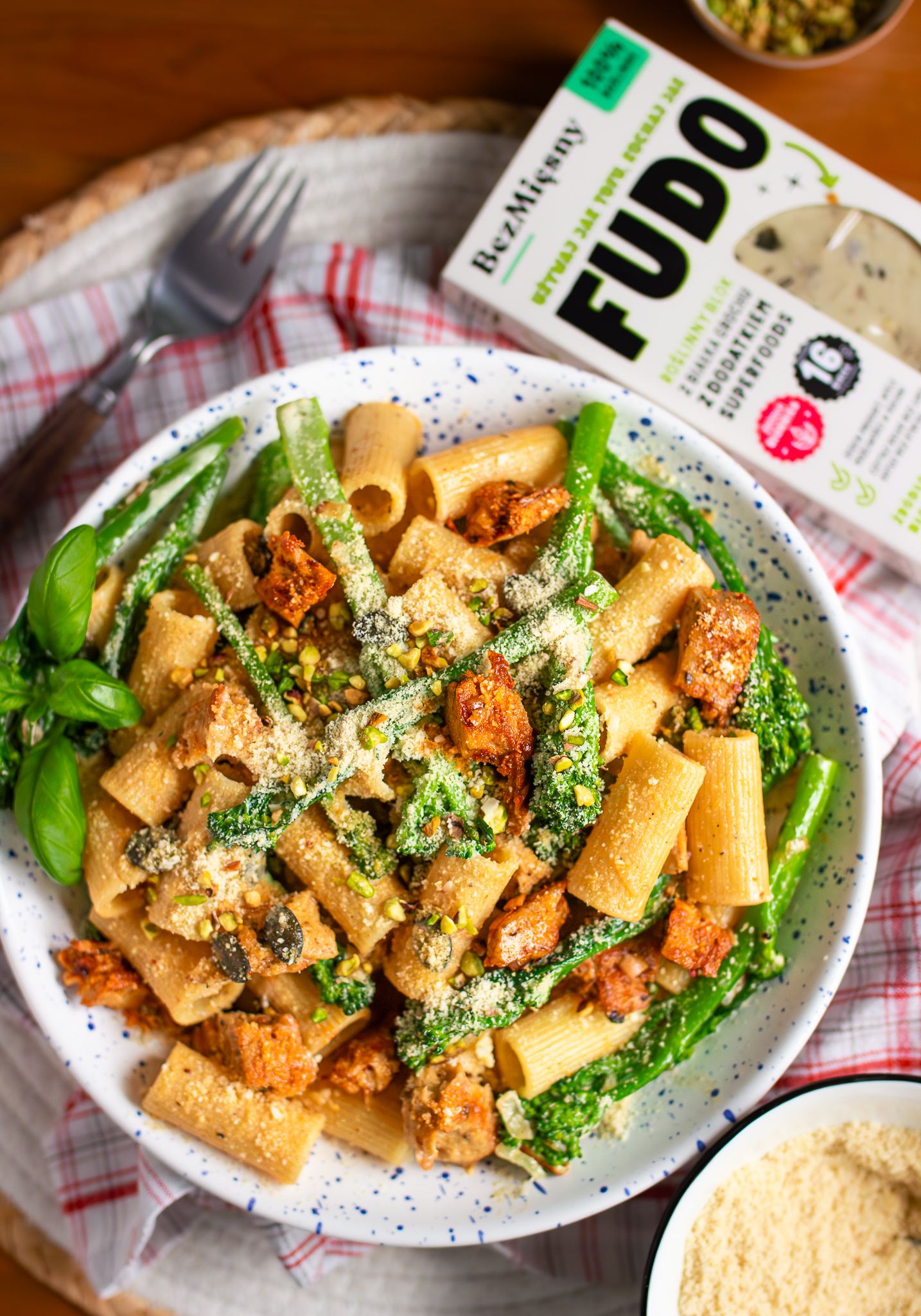 Kremowy makaron z FUDO i brokułami bimi – idealny comfort food na co dzień